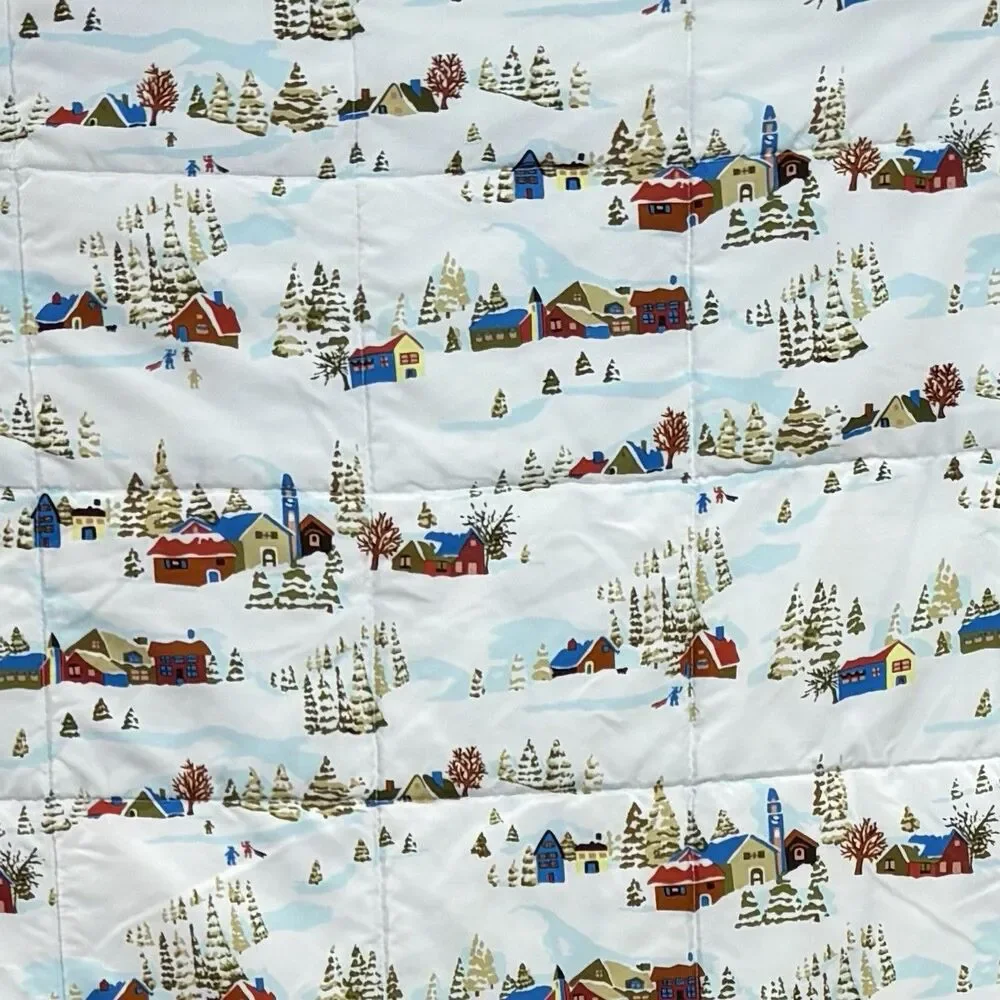 Martha Stewart Christmas  Winter Wonderland Throw Comforter